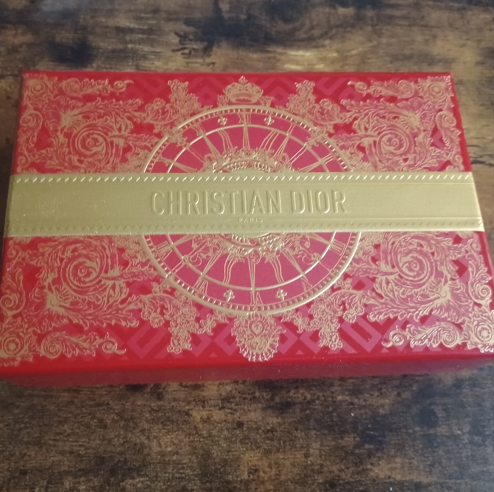 Dior Red and Gold Decorative Box
